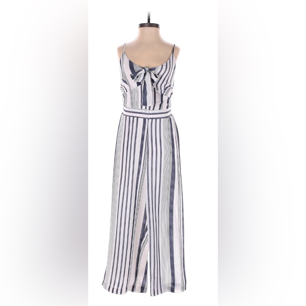 Japna Blue Pinstripe   Spaghetti Strap Jumper